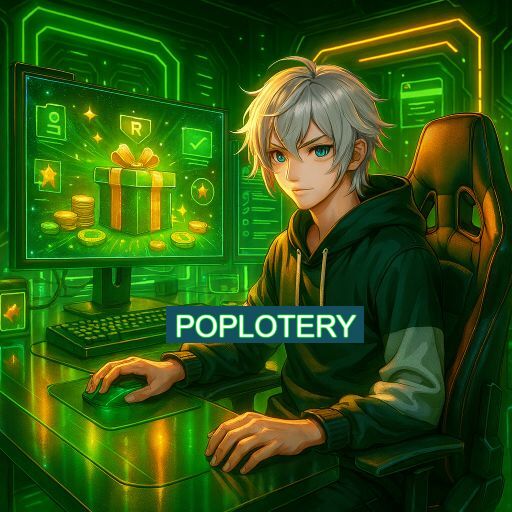 Imagem promocional do app oficial POPLOTERY destacando a conveniência de jogar cassino online pelo celular ou navegador