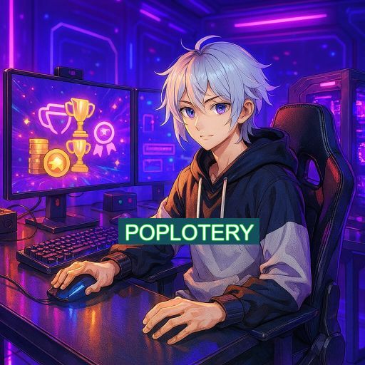 Imagem promocional do app oficial POPLOTERY destacando a conveniência de jogar cassino online pelo celular ou navegador