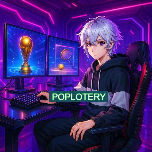 Imagem promocional do app oficial POPLOTERY destacando a conveniência de jogar cassino online pelo celular ou navegador