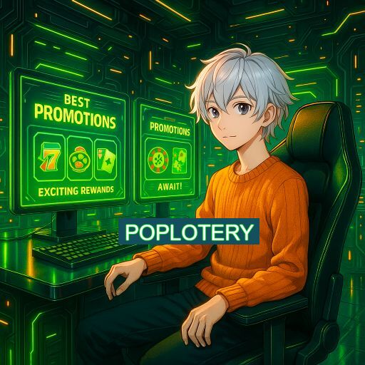 Imagem promocional do app oficial POPLOTERY destacando a conveniência de jogar cassino online pelo celular ou navegador