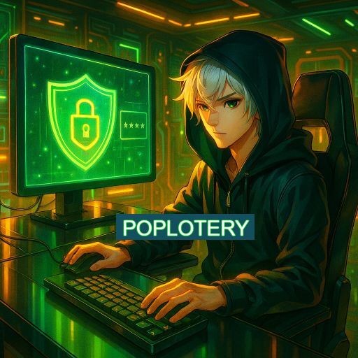 Imagem promocional do app oficial POPLOTERY destacando a conveniência de jogar cassino online pelo celular ou navegador