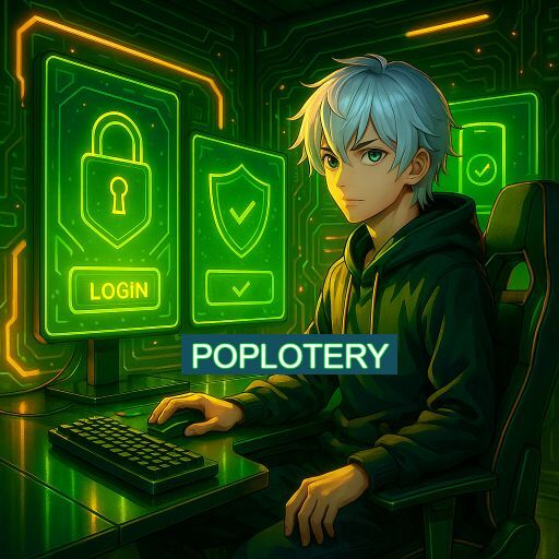 Imagem promocional do app oficial POPLOTERY destacando a conveniência de jogar cassino online pelo celular ou navegador