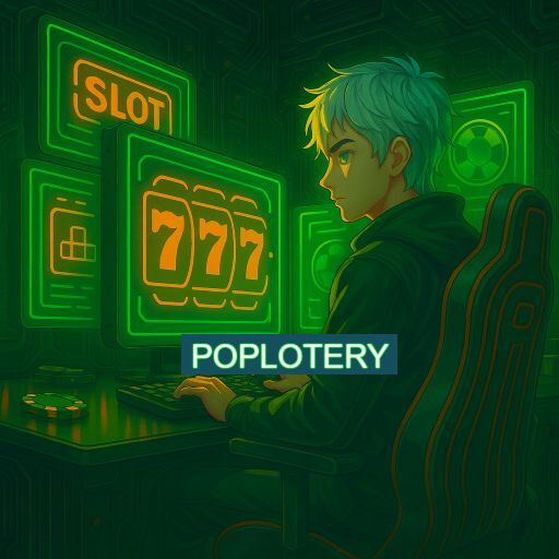Imagem promocional do app oficial POPLOTERY destacando a conveniência de jogar cassino online pelo celular ou navegador